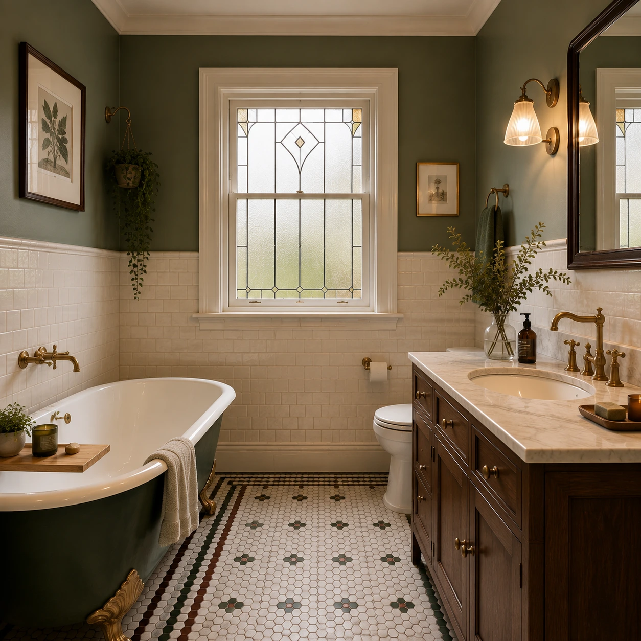 Ensuite renovation with floating vanity, Manuka