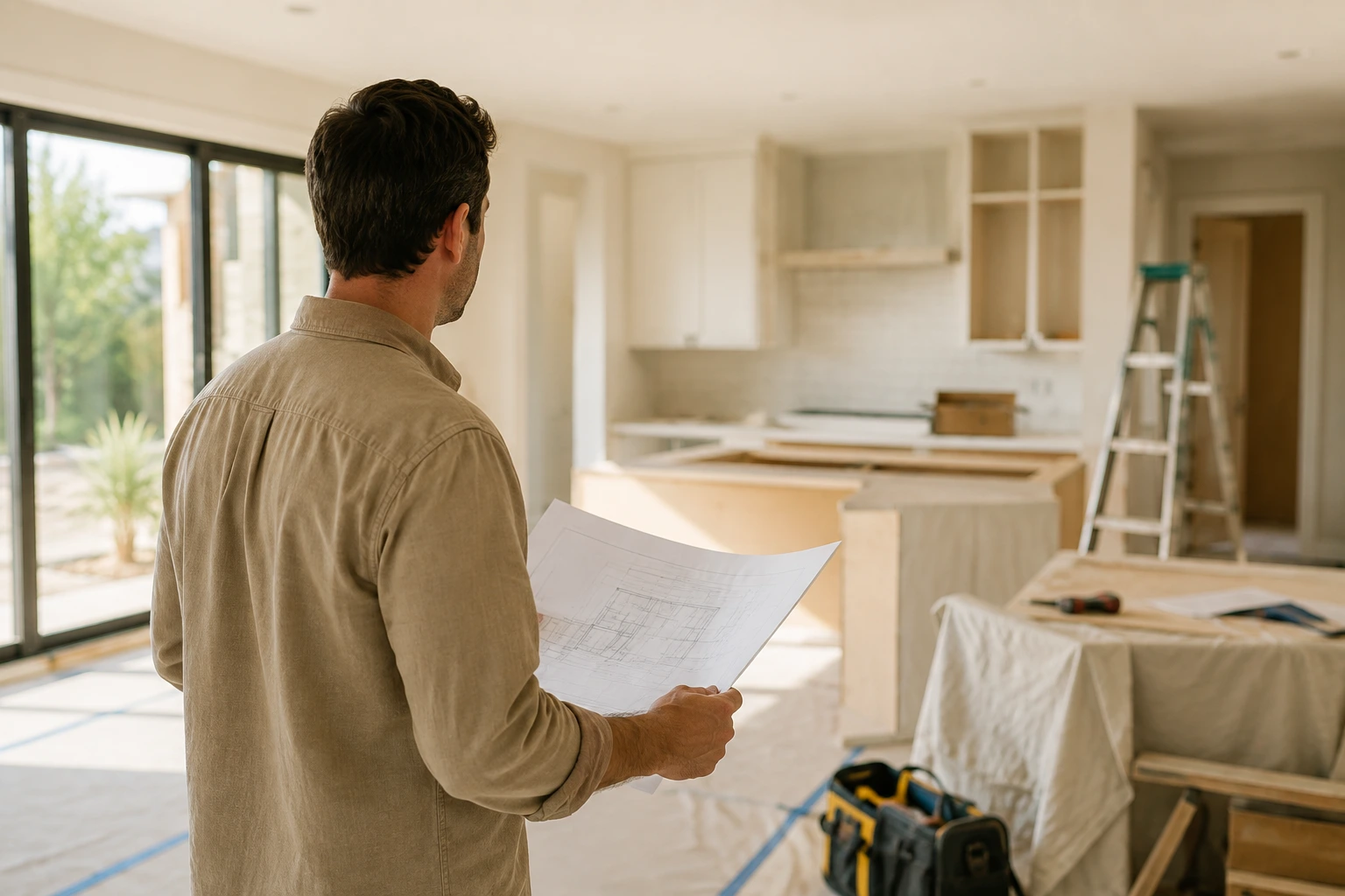 OMR Build founder Owen Reyes on an early renovation project in Ainslie, Canberra